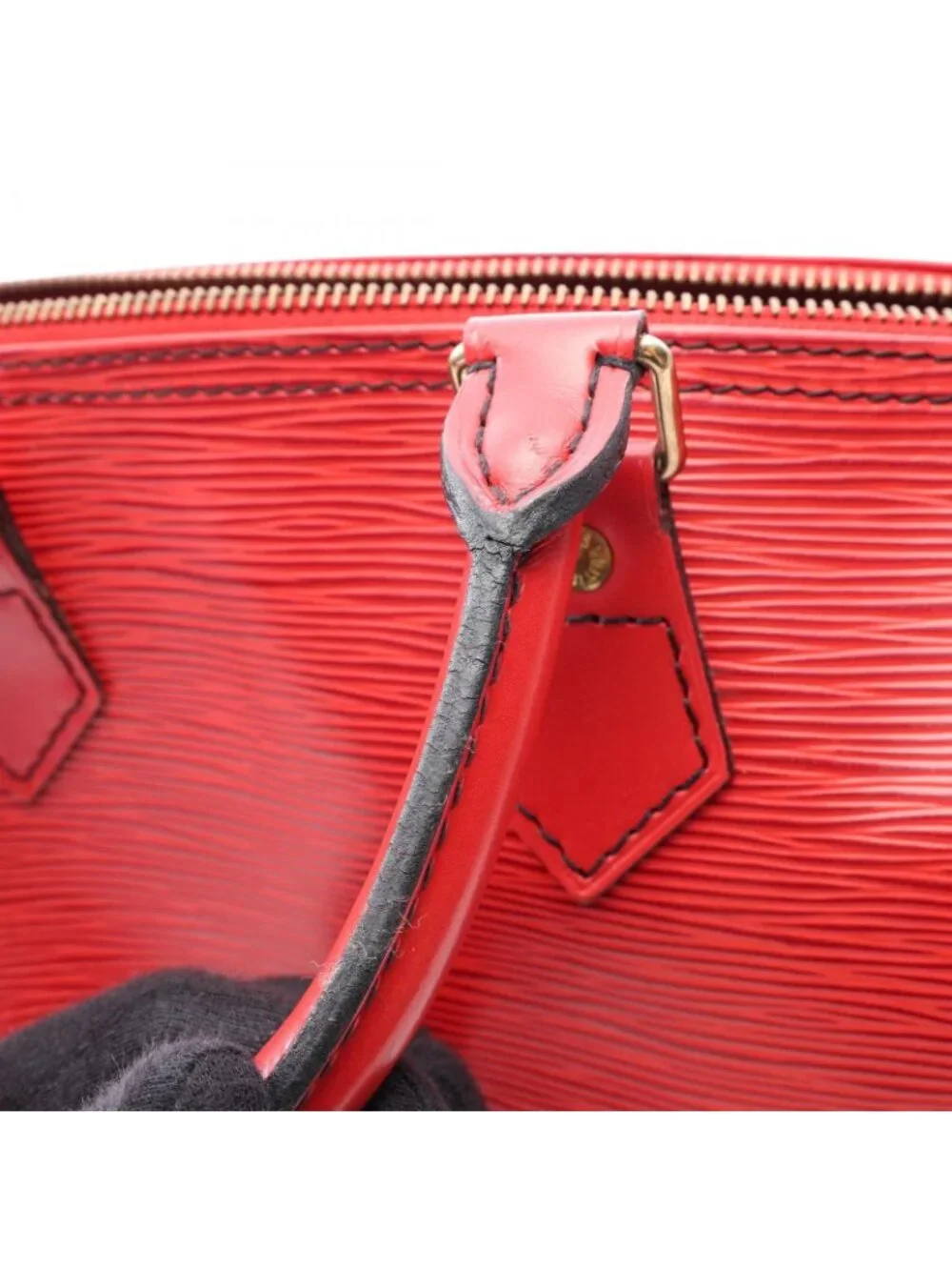 Louis Vuitton Speedy 25 Epi Castilian Red Leather Handbag